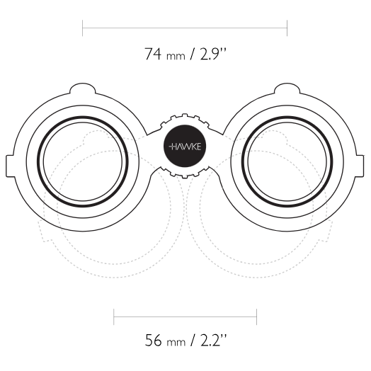 Hawke Optics Vantage 12x50 Binoculars - Green (34127)