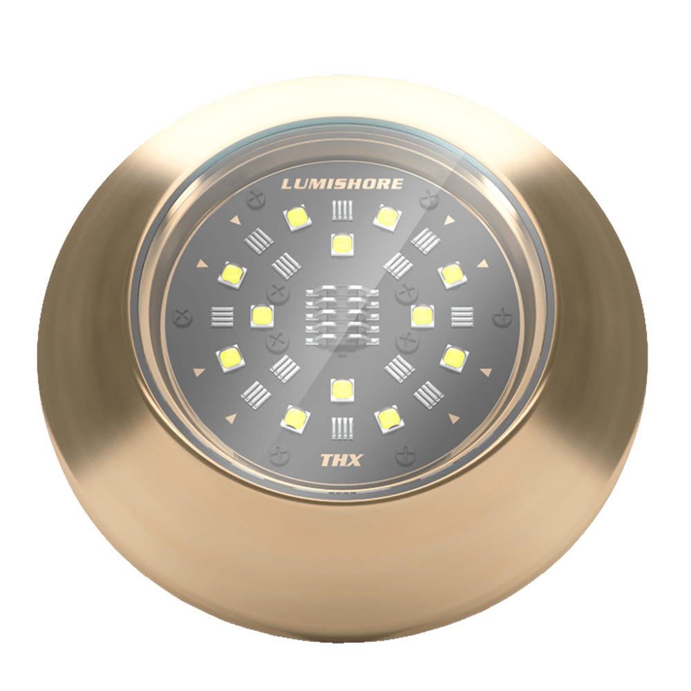 Lumishore THX204 ORA 6,100 Lumen White 110° Thru-Hull Underwater LED Light (60-0544, 010-04515-00)