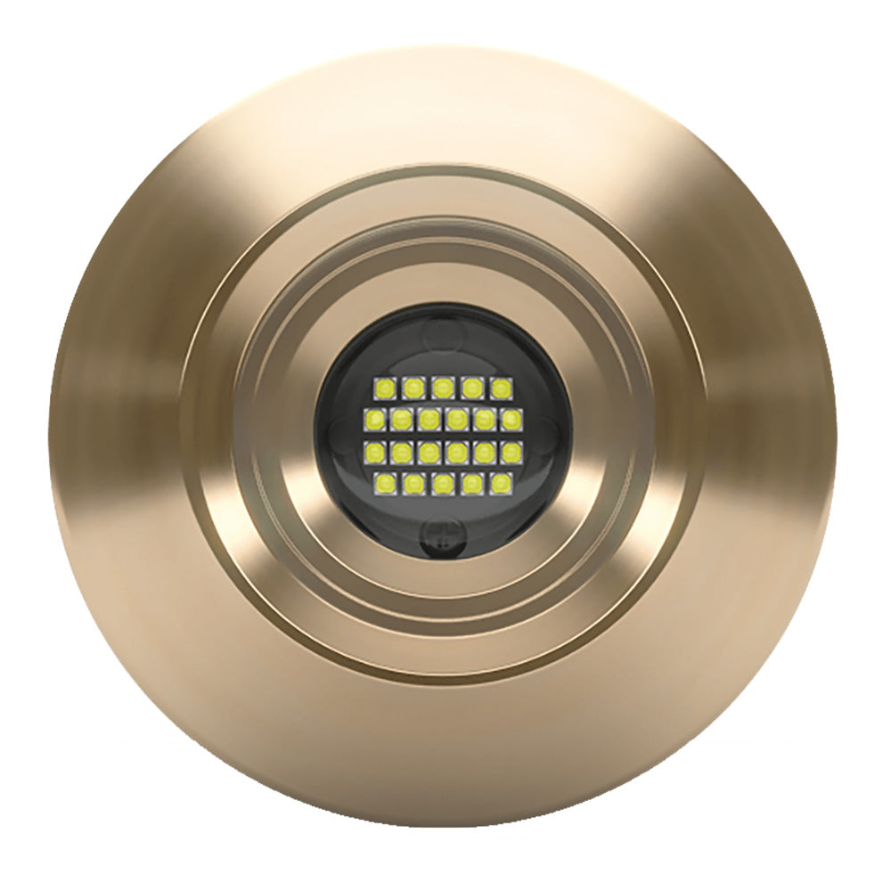 Lumishore TIX204 ORA 5,300 Lumen Green 60° Interchangeable Thru-Hull Underwater LED Light (60-0554, 010-04525-00)