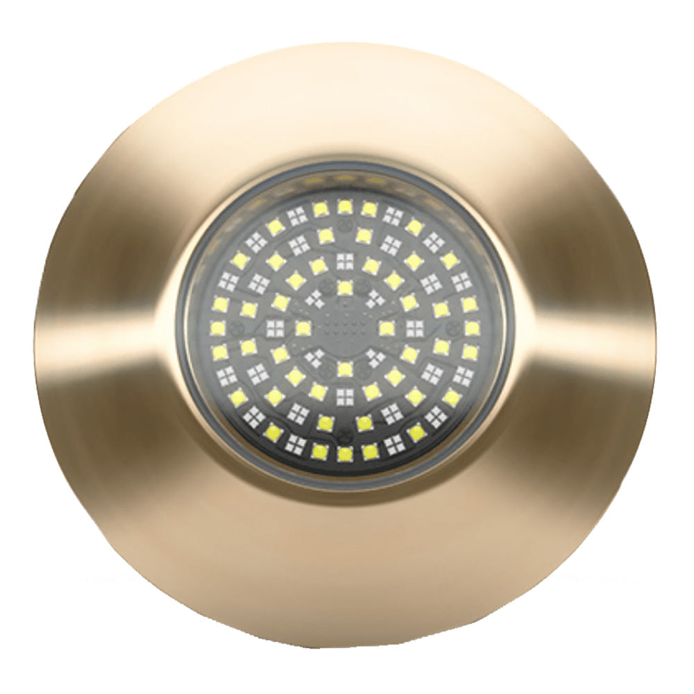 Lumishore TIX1604 SUPRA 20,000 Lumen Blue/White 110° Interchangeable Thru-Hull Underwater LED Light (60-0557, 010-04528-00)