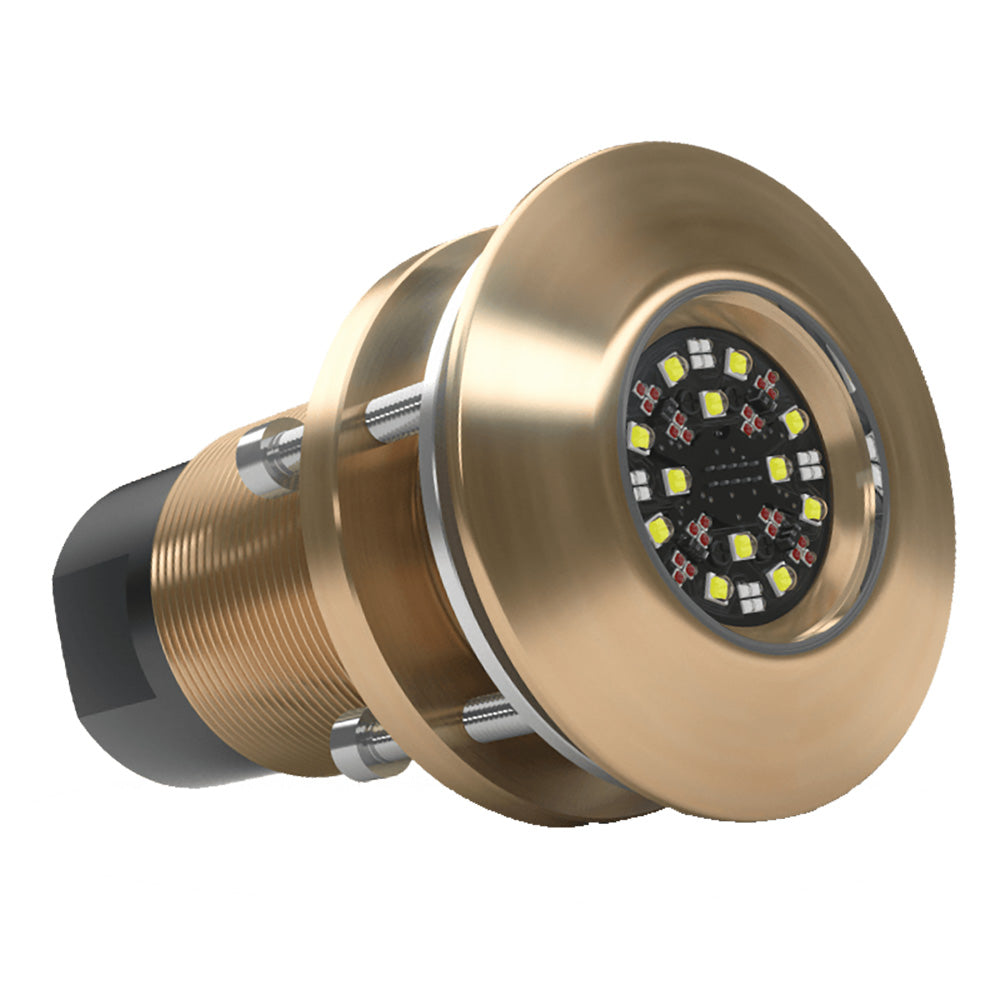 Lumishore TIX404 EOS 7,500 Lumen RGBW 110° Interchangeable Thru-Hull Underwater LED Light (60-0558, 010-04529-00)
