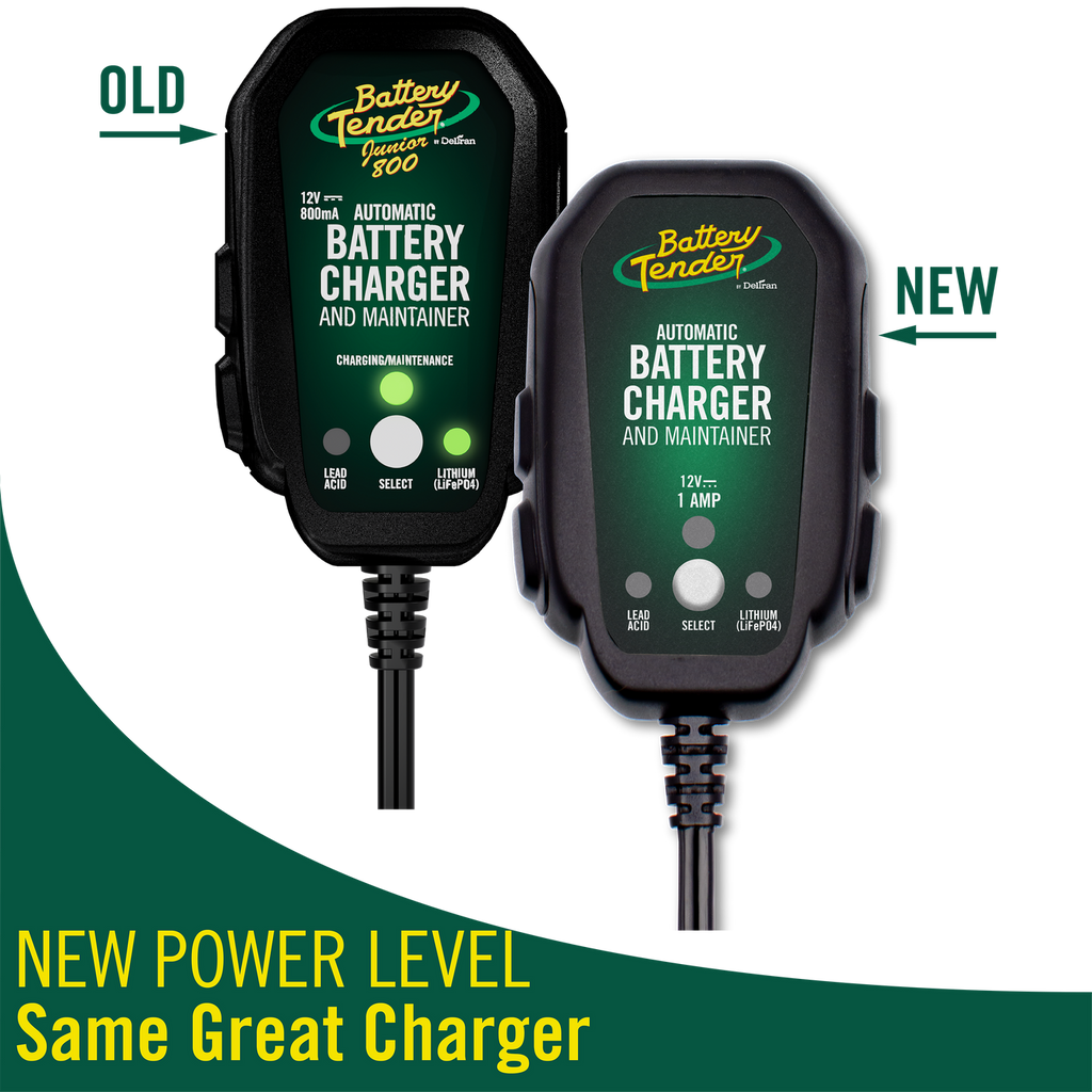 Battery Tender 12V 800M Amp Weather Resistant Battery Charger (022-0150-DL-WH)