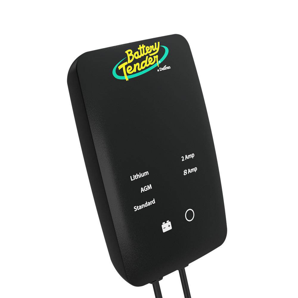 Battery Tender 12V 8/2 Amp Selectable Battery Charger & Maintainer (022-0337-DL-WH)