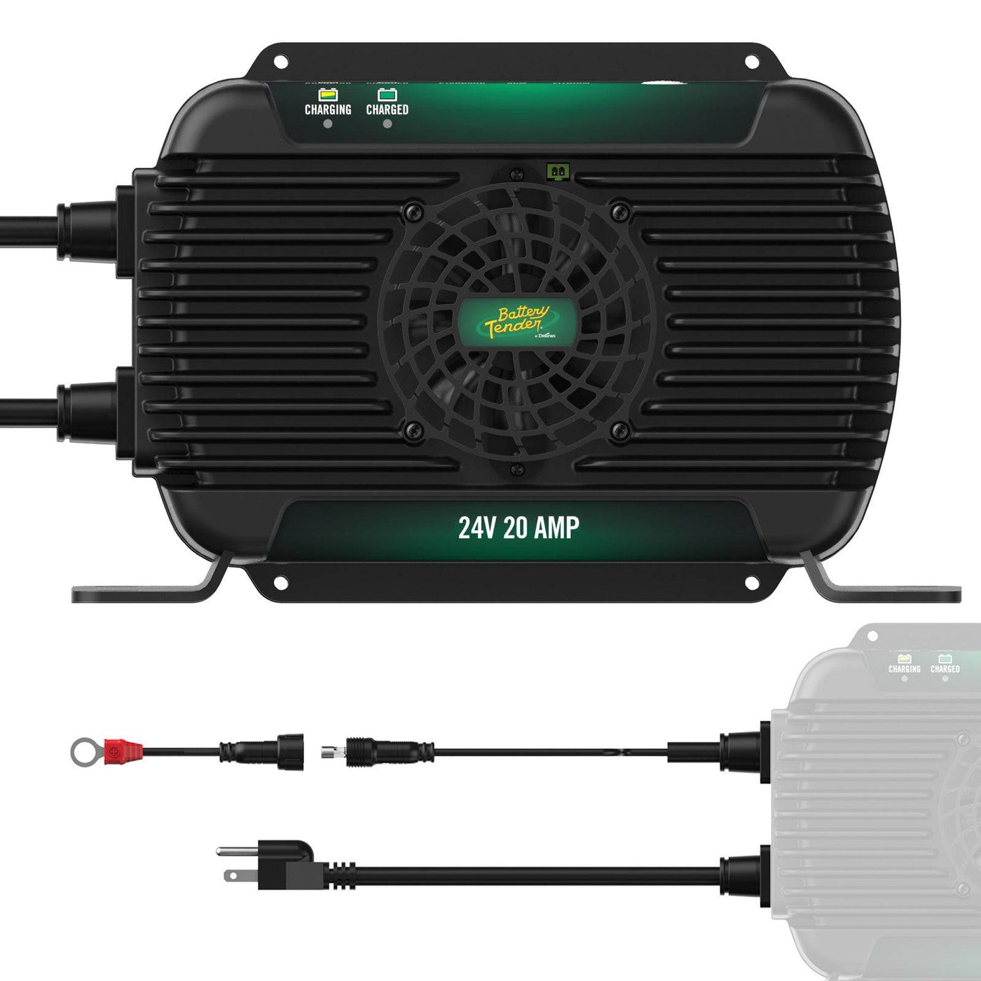 Battery Tender PowerPlus 24V 20  Amp On-Board Lithium Compatible Battery Charger & Maintainer (022-2012-DL-WH)