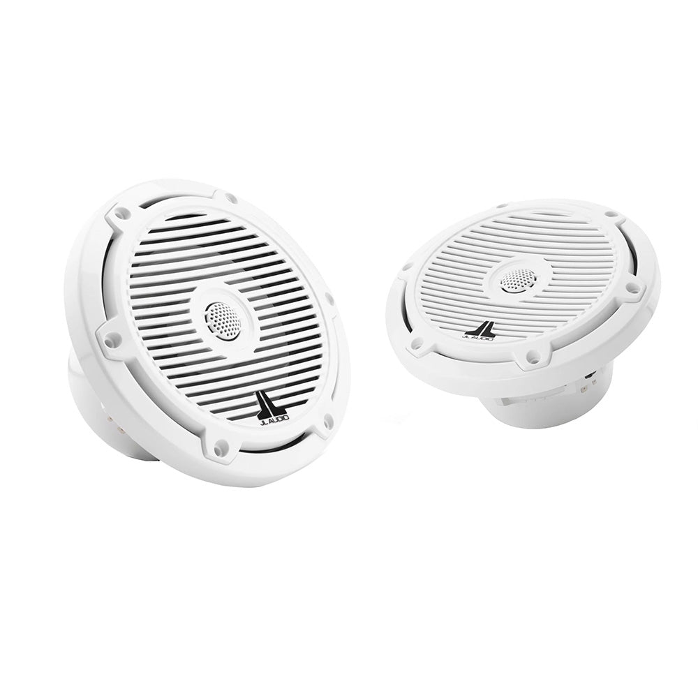 JL Audio M3-650X-C-Gw 6.5" 60W RMS Marine Coaxial Speakers with White Classic Grilles, Pair (010-03060-00)