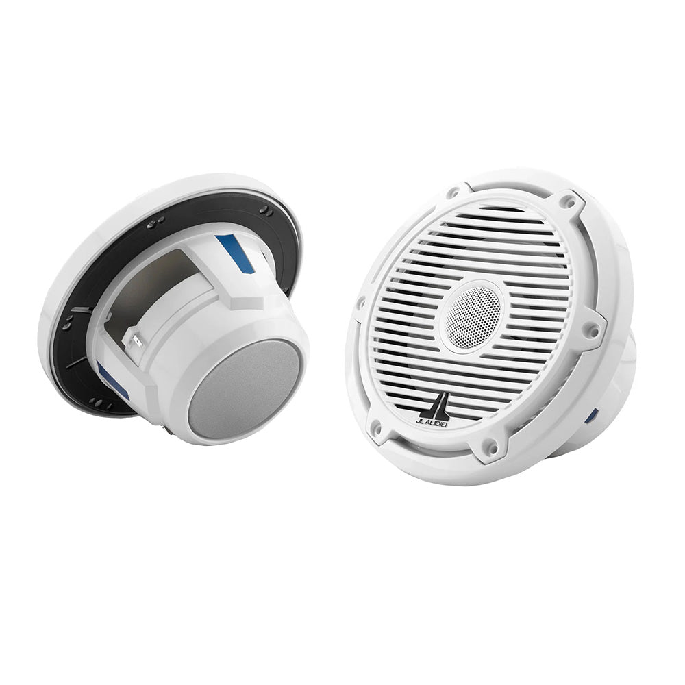 JL Audio M6-650X-C-3Gw 6.5" 75W RMS Marine Coaxial Speakers, White Classic Grilles, Pair (010-03497-00)