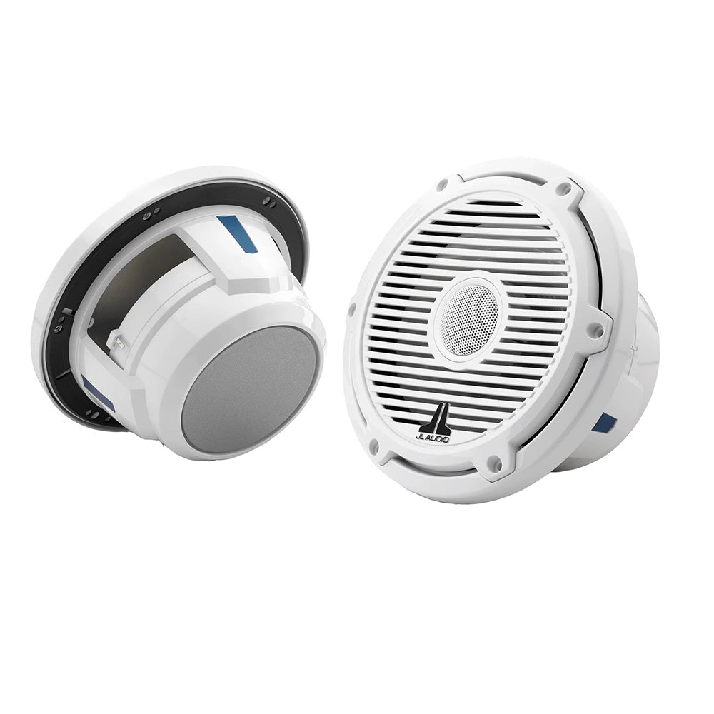 JL Audio M6-770X-C-3Gw 7.7" 100W RMS Marine Coaxial Speakers, White Classic Grilles, Pair (010-03498-00)