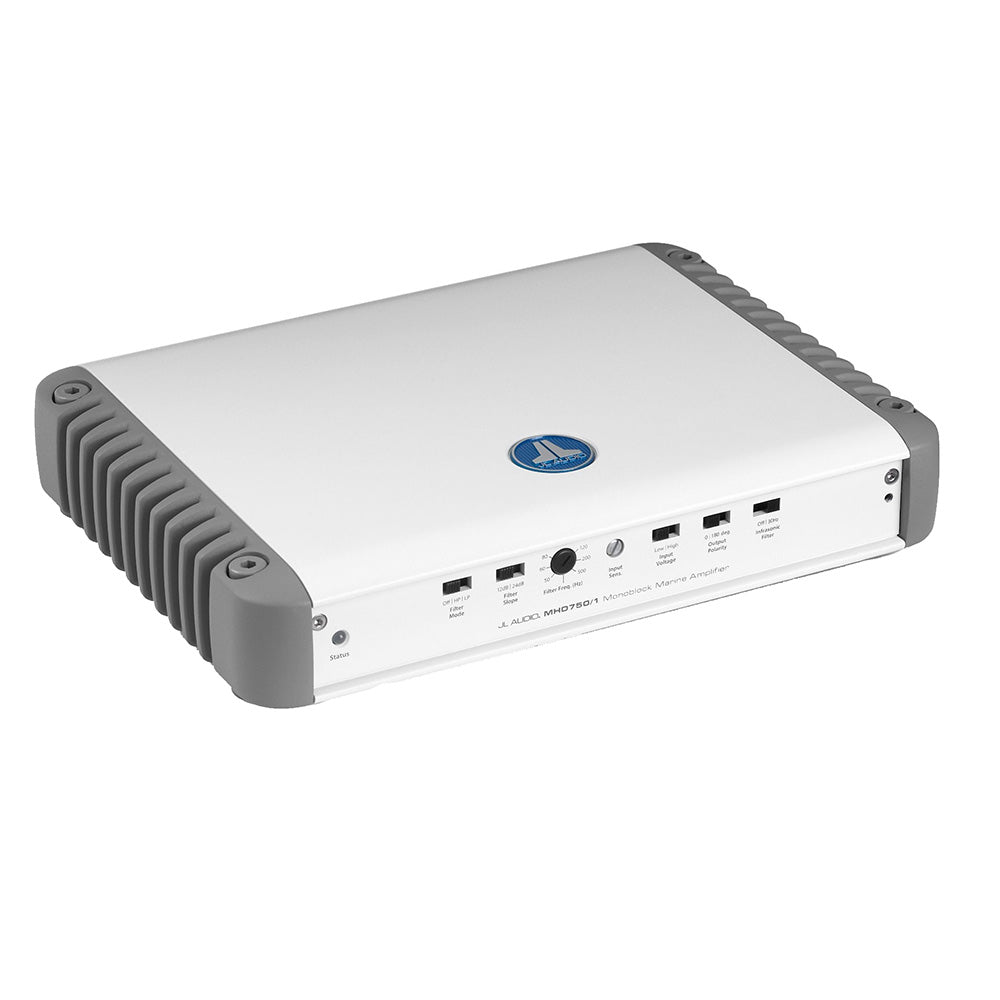 JL Audio MHD750/1 750W RMS Monoblock Wide-Range Class D Marine Amplifier (010-03320-00)