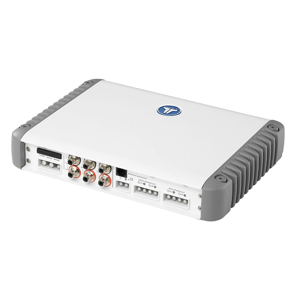 JL Audio MHD900/5 900W RMS 5-Channel Class D Marine Amplifier with Full-Range & Subwoofer Channels (010-03103-00)