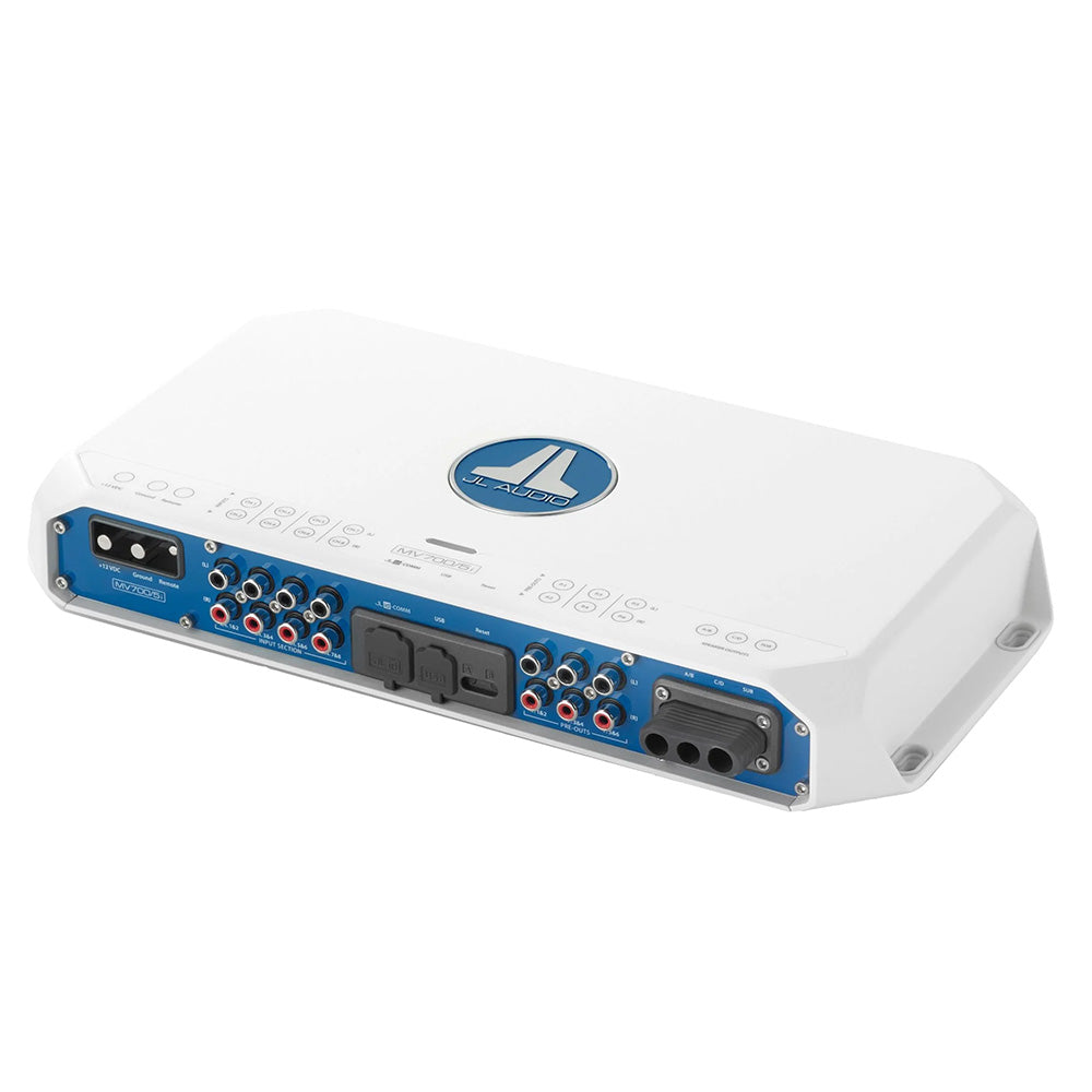 JL Audio MV700/5i 700W RMS 5-Channel Class D Marine Amplifier with Full-Range & Subwoofer Channels and Integrated DSP (010-03340-00)