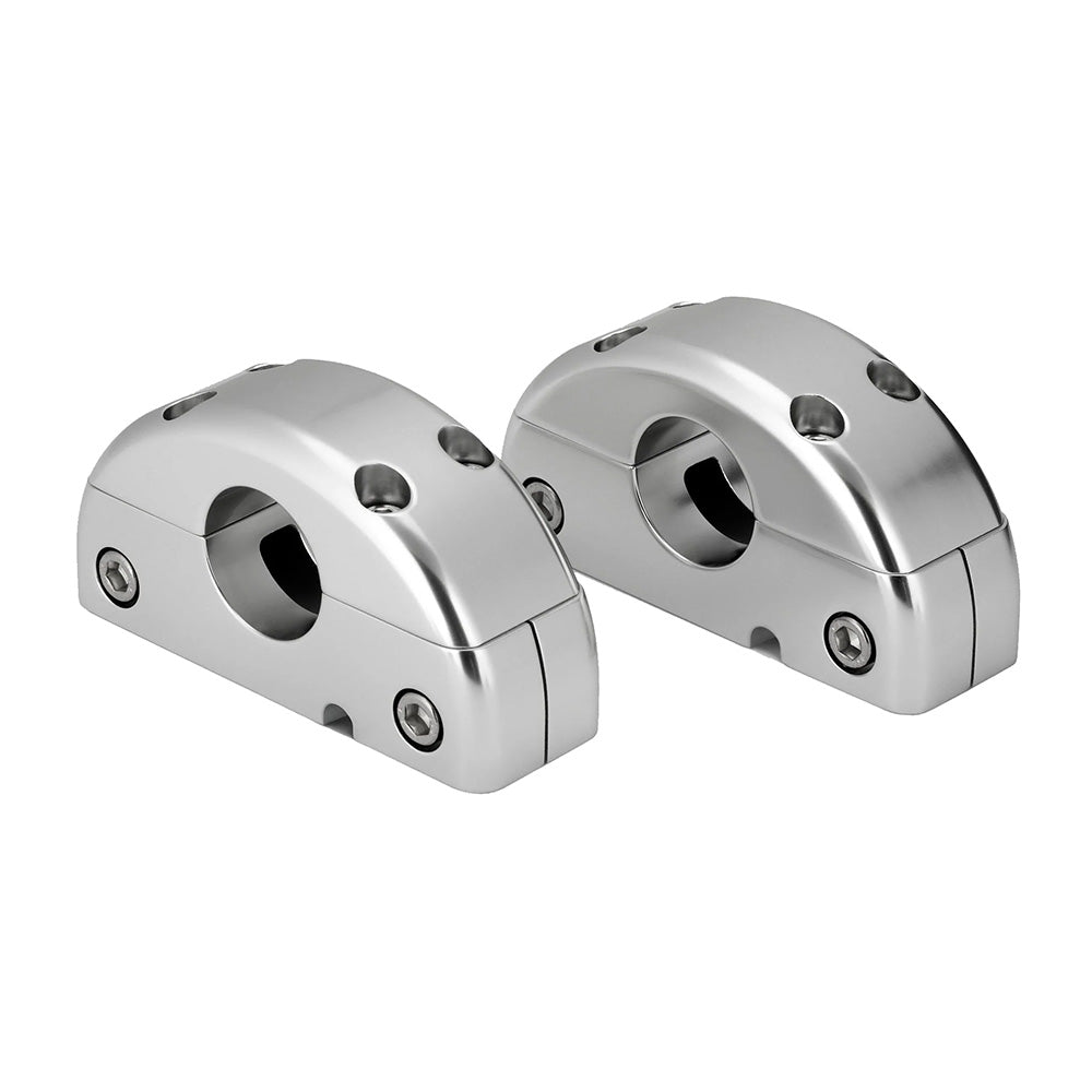 JL Audio M-MCPv3-1.900 Fixed 1.900" Pipe Mounting Clamps for ETXv2/ETXv3 Marine Tower Speakers, Pair (010-13703-00)