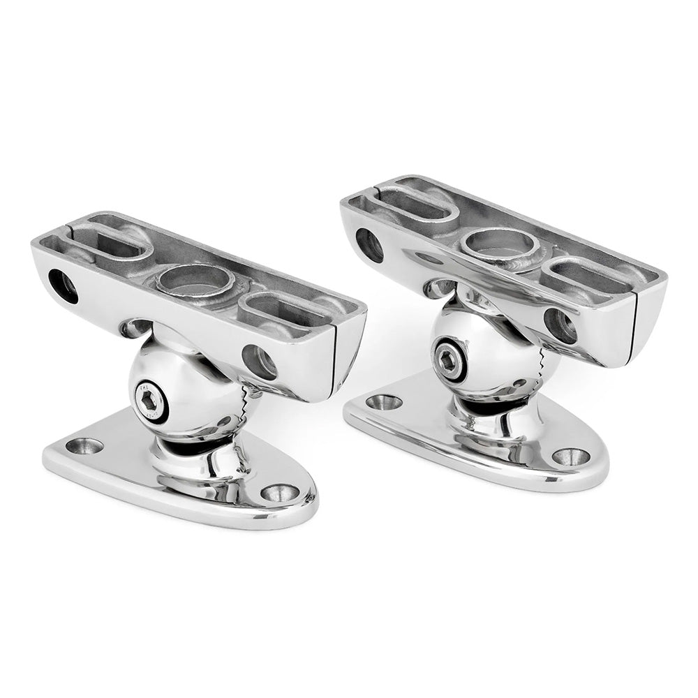 JL Audio M-MCPv3-DM Surface/Deck Mounting Fixtures for ETXv2/ETXv3 Marine Tower Speakers, Pair (010-13709-00)