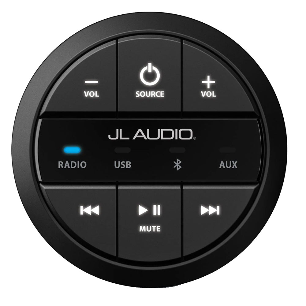 JL Audio MMR-20-BE IP67 Wired MediaMaster Marine Remote Controller with Backlit Controls (010-03131-00)
