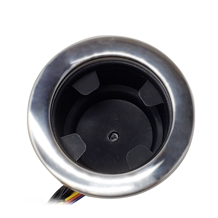 PLASHLIGHTS Stainless Steel Illuminated Cup Holder - RGB | PL-CH-457-RGB-SS