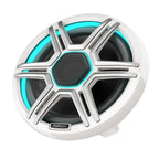 Fusion AP-FL77SPW Apollo 7.7" Marine Speakers with CRGBW LED Lighting, Sports White, Pair (010-02918-11)