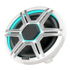 Fusion AP-FL88SPW Apollo 8.8" Marine Speakers with CRGBW LED Lighting, Sports White, Pair (010-02918-21)