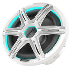 Fusion AP-SL12SPW Apollo 12" Marine Subwoofer with CRGBW LED Lighting, Sports White (010-02918-51)