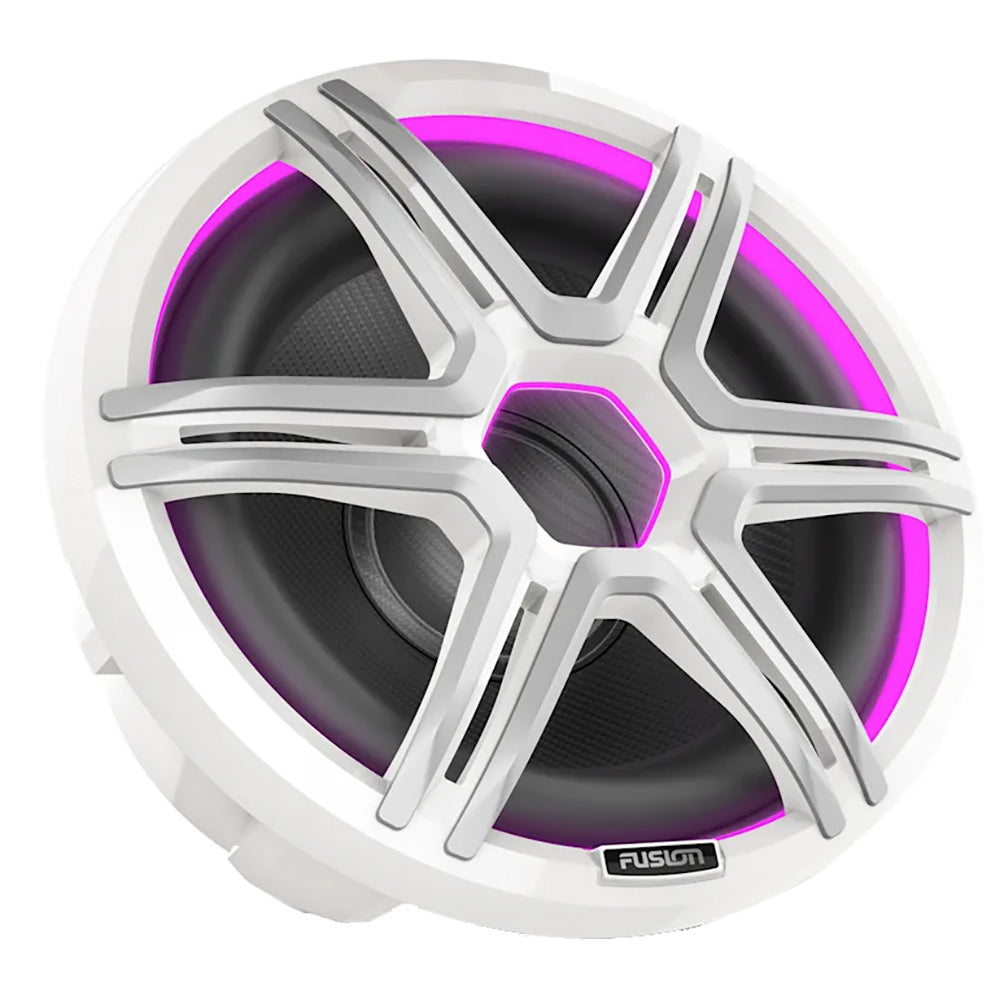 Fusion AP-SL12SPW Apollo 12" Marine Subwoofer with CRGBW LED Lighting, Sports White (010-02918-51)