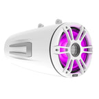 Fusion SG-FLT883SPW Signature Series 3i 8.8" 330W Marine Wake Tower Speakers with CRGBW LED Lighting, Sports White, Pair (010-02773-50)
