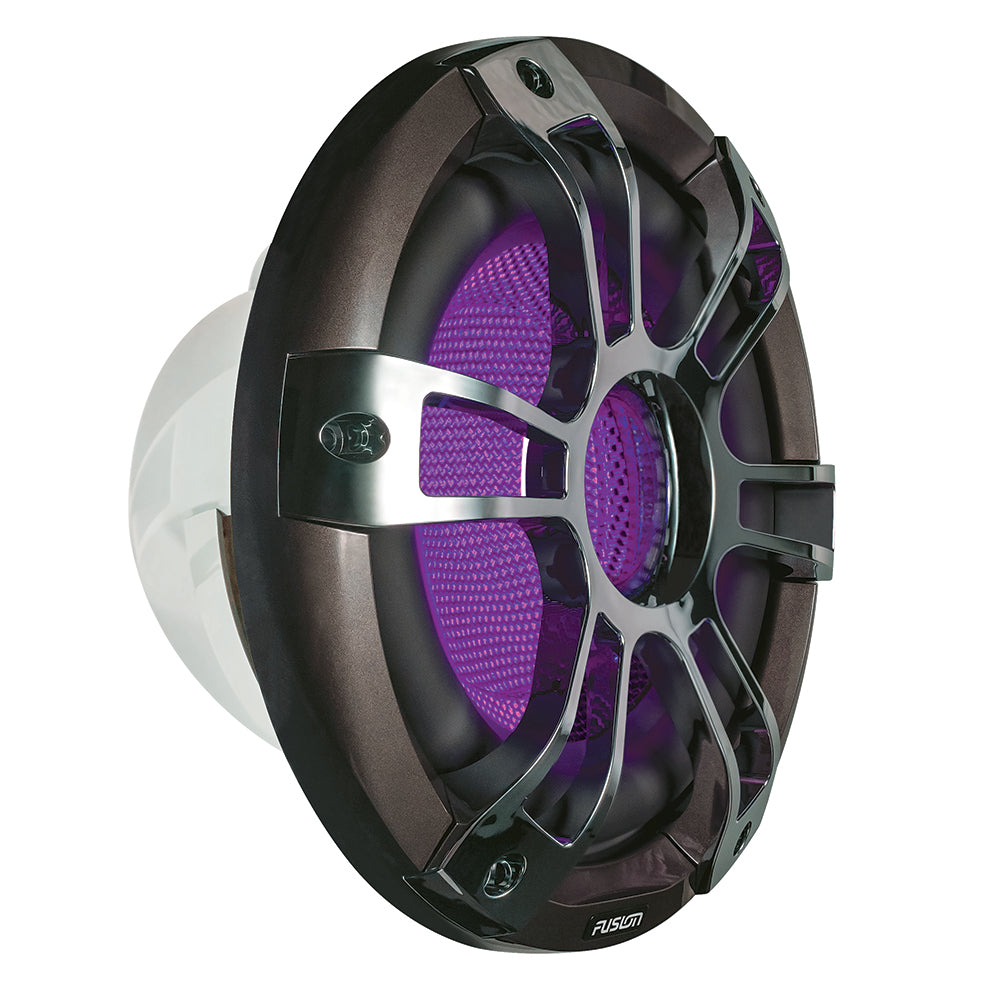 Fusion SG-SL122SPC Signature Series 3 12" 1400W Marine Subwoofer with CRGBW LED Lighting, Sports Chrome (010-02436-11)