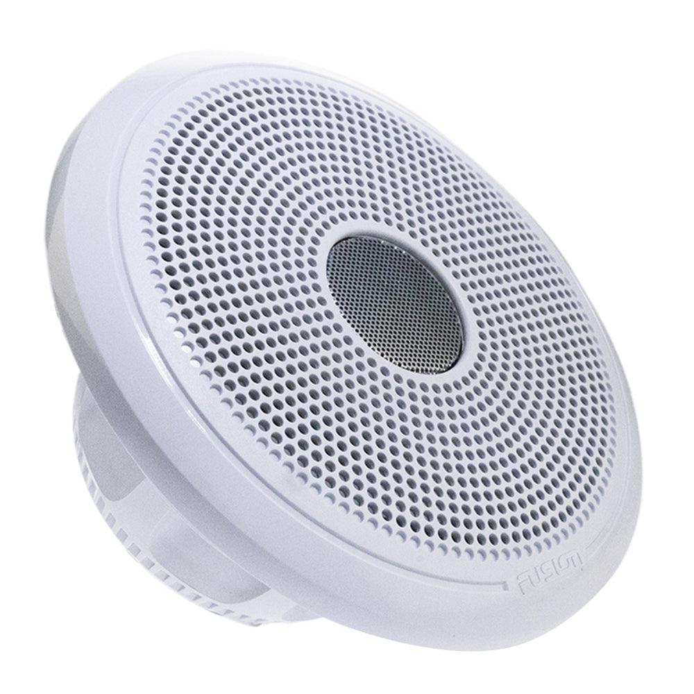 Fusion XS-F40CWB XS Series 4" 120W Classic Marine Speakers, White/Black Grilles, Pair (010-02199-00)