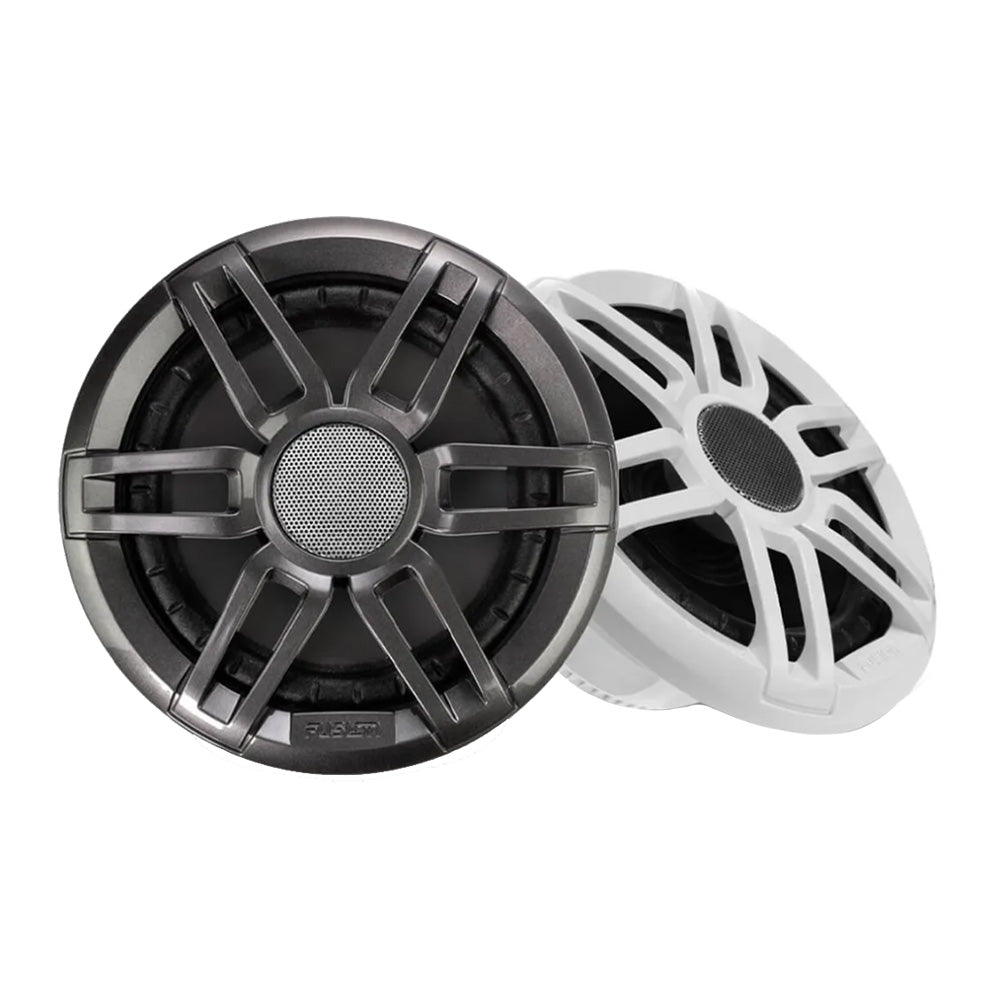 Fusion XS-F65SPGW XS Series 6.5" 200W Sports Marine Speakers, Gray/White Grilles, Pair (010-02196-01)