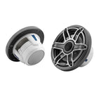 JL Audio M6-650X-S-GmTi 6.5" Marine Coaxial Speakers with Titanium Sport Grilles, Pair (010-03091-00)