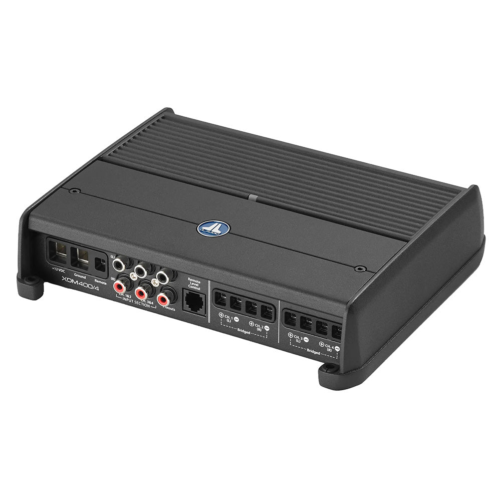 JL Audio XDM400/4 400W RMS 4-Channel Full-Range Class D Car & Marine Amplifier (010-03115-00)