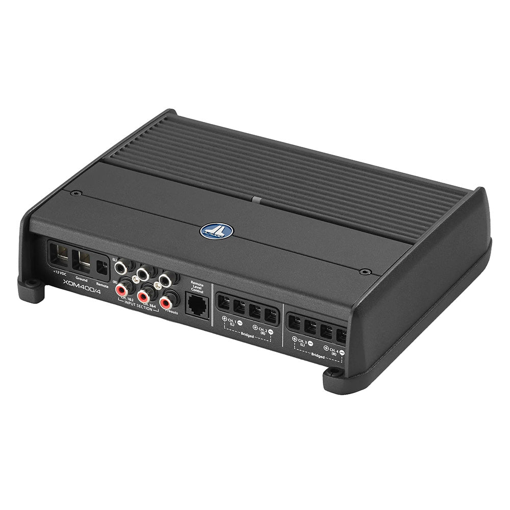 JL Audio XDM500/3 500W RMS 3-Channel Class D Car & Marine Amplifier with Full-Range & Subwoofer Channels (010-03343-00)