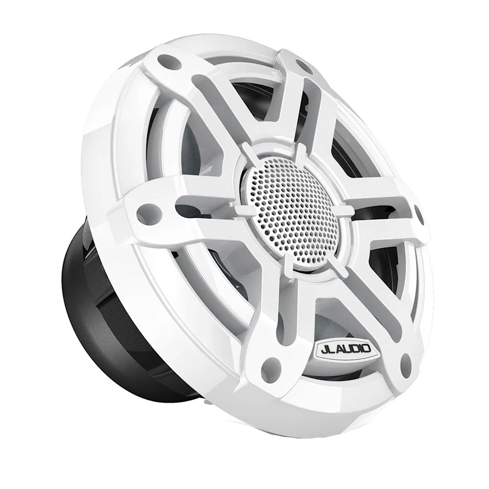 JL Audio M200 6.5" 50W RMS Marine Coaxial Speakers with White Sport Grilles, Pair (010-04753-00)