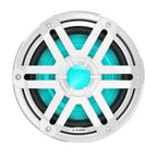 JL Audio M200 10" 250W RMS Infinite-Baffle Marine Subwoofer with RGB LED Lighting & White Sport Grille (010-04759-00)