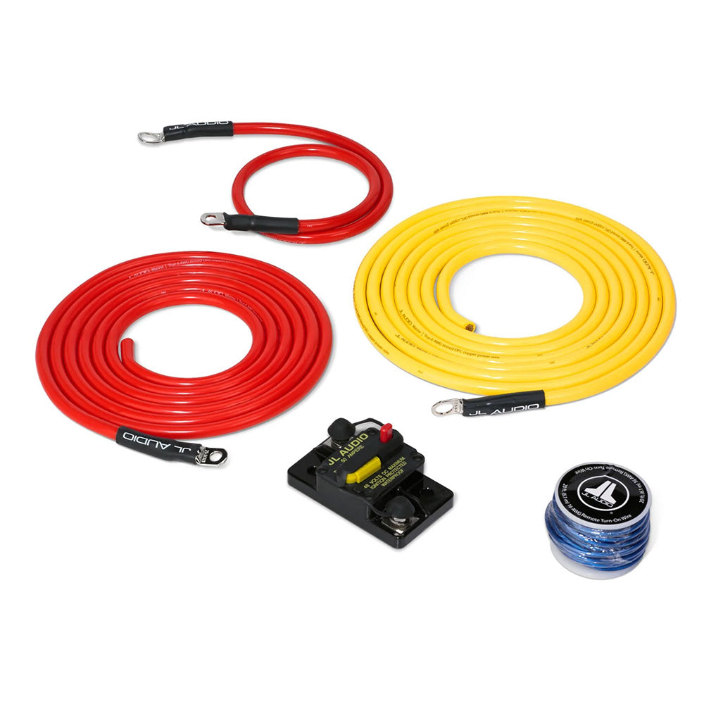 JL Audio XMD-PCS50A-1-L10 6 AWG 50A Premium Marine Amplifier Power Connection Kit, 10 ft (010-13417-00)