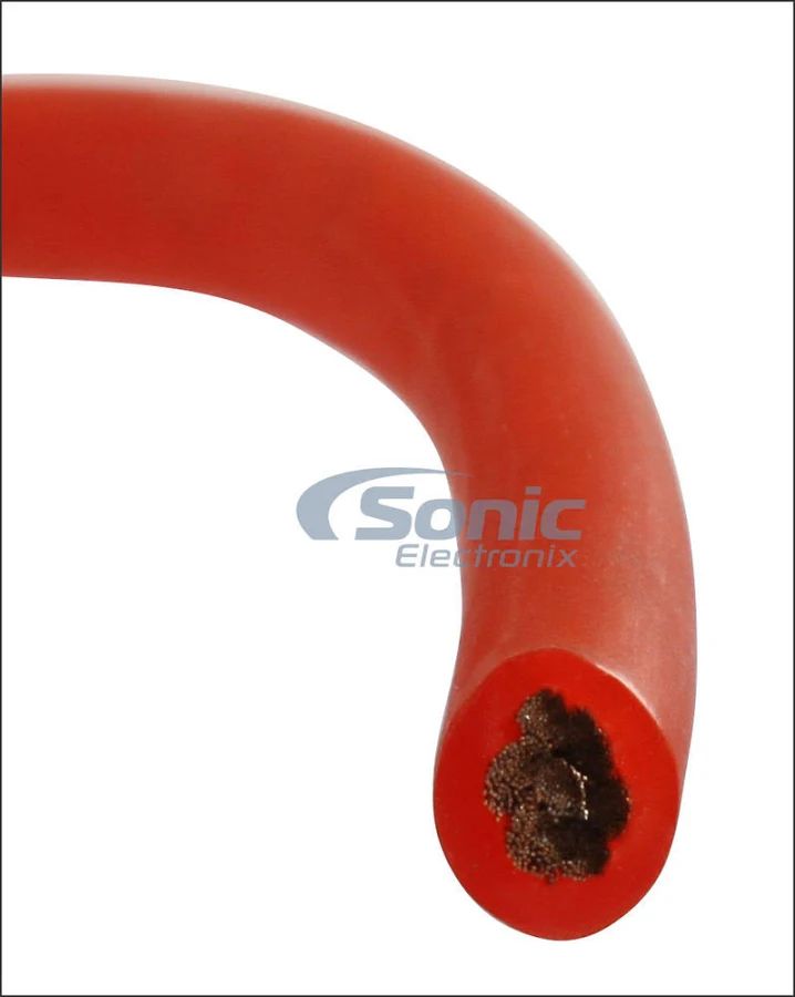 JL Audio XD-RPW8-250 8 AWG Red Power Wire, 250 ft Spool (010-13451-00)