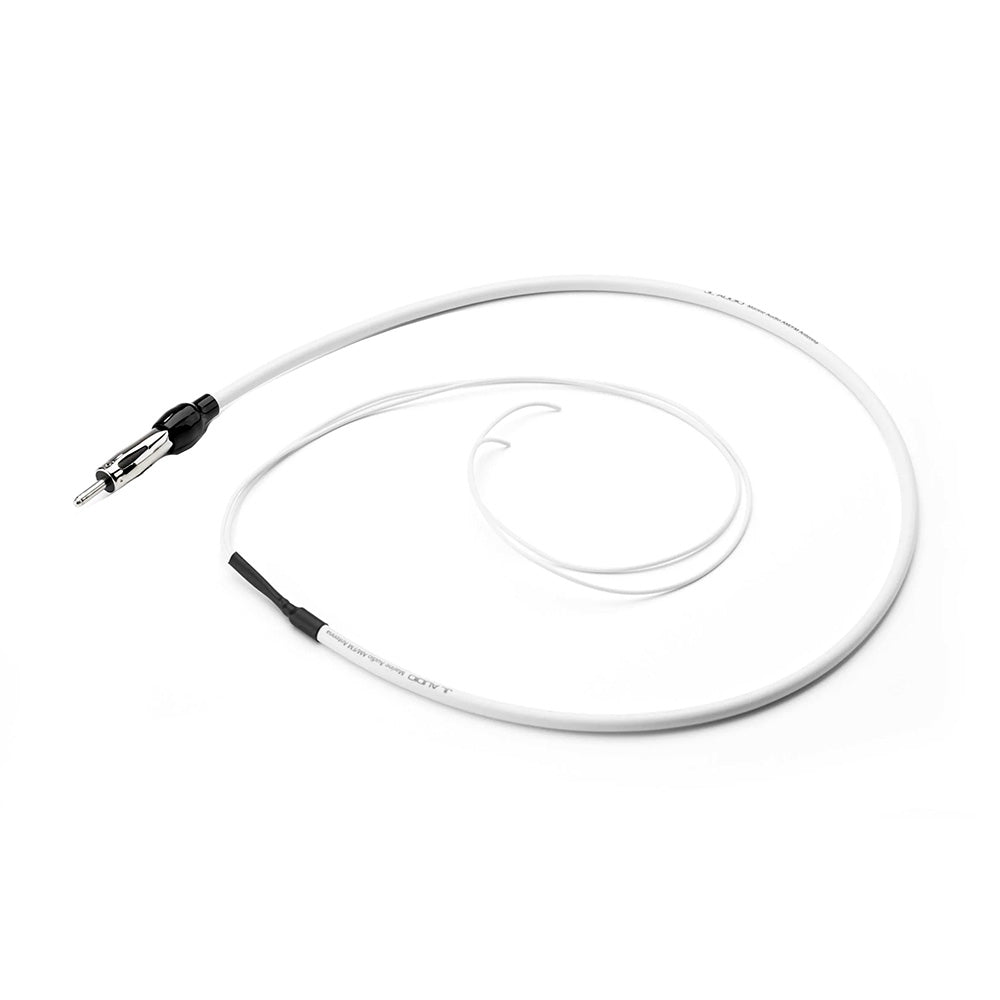 JL Audio XMD-WHTANT-AM/FM Hideaway Marine AM/FM Antenna with Motorola-Type Connector, White (010-13555-00)