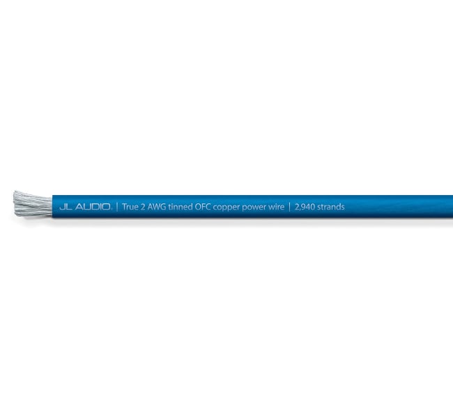 JL Audio XD-BPW2-50 2 AWG Premium OFC Marine Amplifier Power Wire, Blue, 50 ft (010-13630-00)