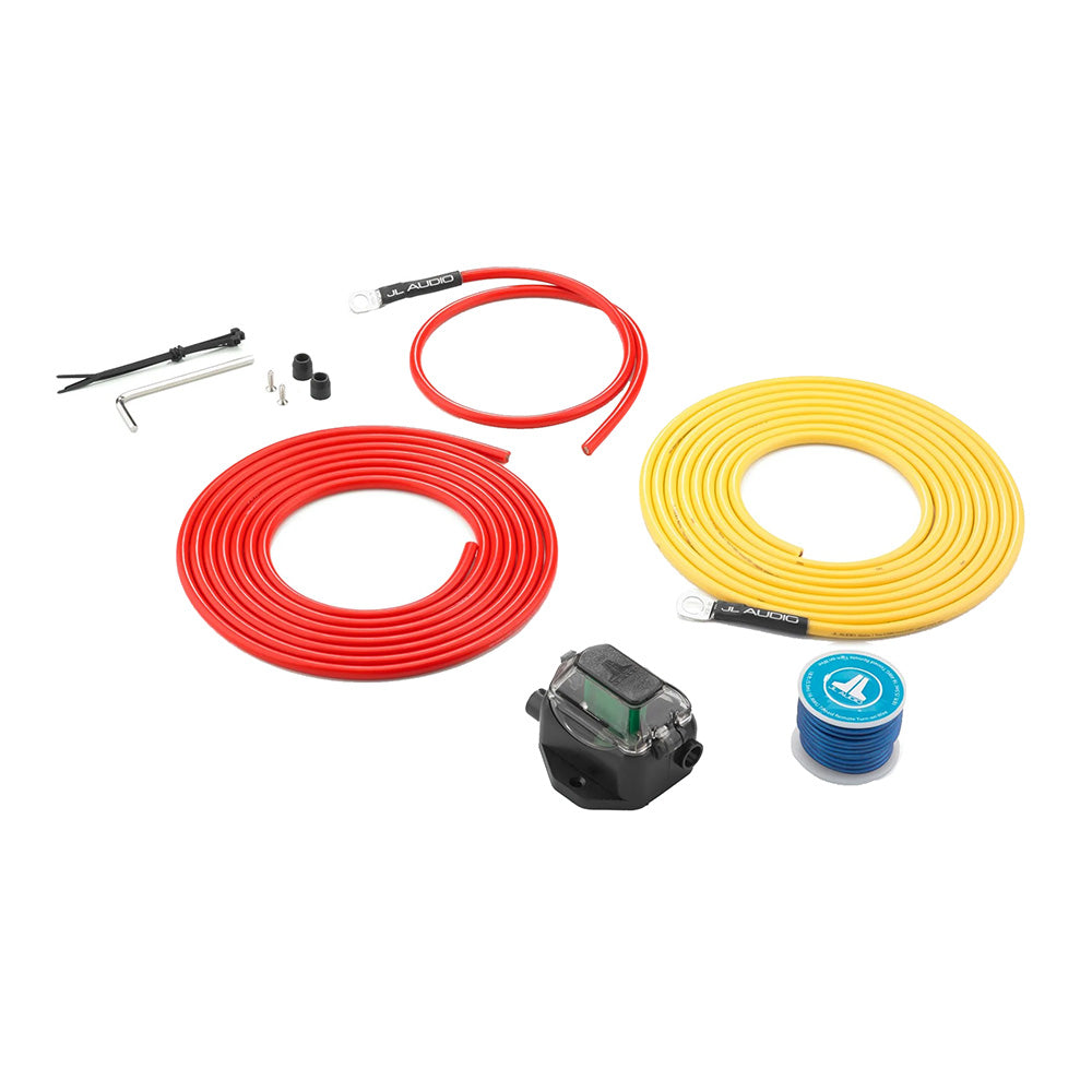 JL Audio XMD-PCS30A-1-L12 9 AWG 30A 12V Marine Single-Amplifier Power Wiring Kit, 12 ft (010-13649-00)