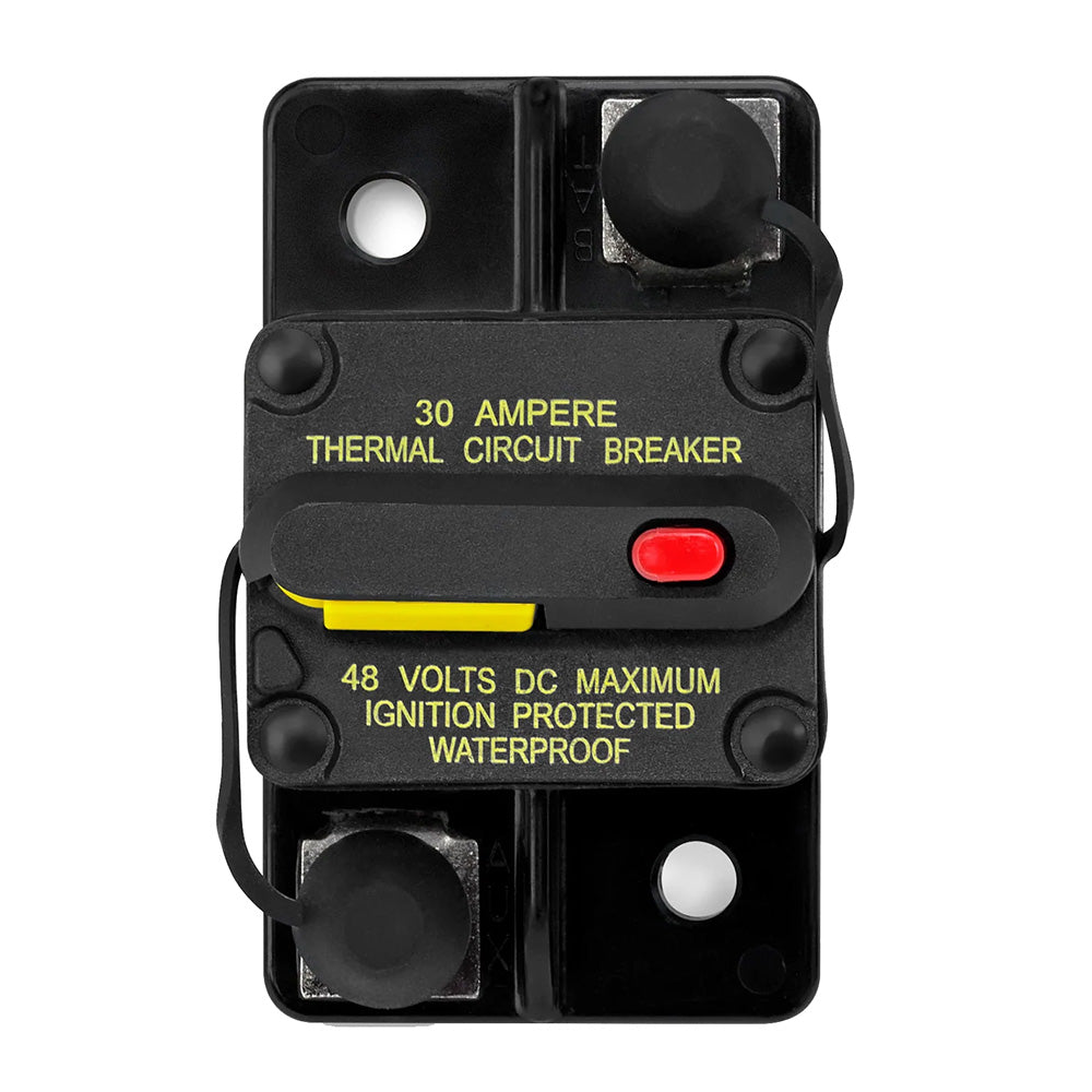 JL Audio XMD-MCB-30 Ignition-Protected Resettable 30A Waterproof Marine Circuit Breaker (010-13681-00)