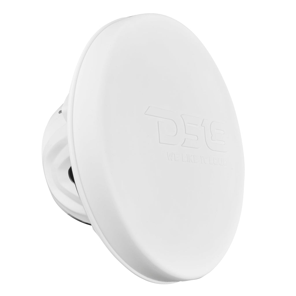 DS18 NXL-8 HYDRO 8" 125W RMS 4-Ohm 2-Way Marine Coaxial Speakers with RGB LED Lighting, White Composite Grilles, Pair