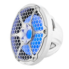DS18 NXL-12SUB/WH HYDRO 12" 350W RMS 4-Ohm Marine Subwoofer with RGB LED Lighting, White