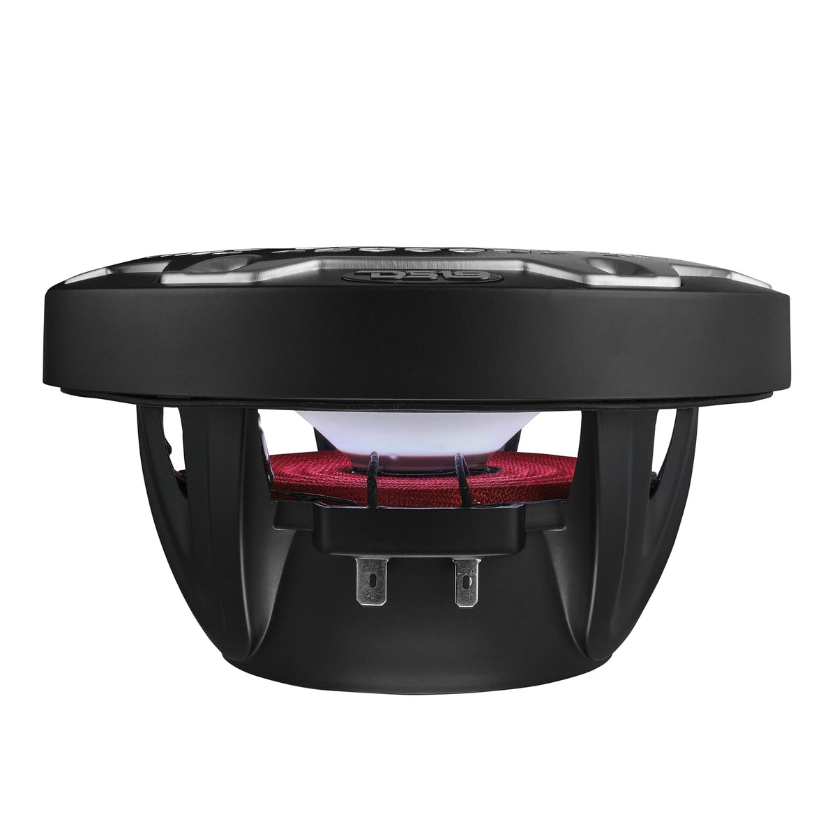 DS18 NXL-6M/BK HYDRO 6.5" 100W RMS 4-Ohm 2-Way Marine Coaxial Speakers with RGB LED Lighting, Black Metal-Mesh Grilles, Pair