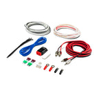 DS18 MOFCKIT8 HYDRO 8 AWG Marine-Grade Tinned OFC Amplifier Wiring Kit, White