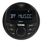 DS18 MRX1 HYDRO Marine & Powersports Digital Media Receiver with Bluetooth, 2.75" LCD, 1-Zone Audio, 4 x 40W Max