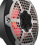 DS18 NXL-10SUB/BK HYDRO 10" 300W RMS 4-Ohm Marine Subwoofer with RGB LED Lighting, Black