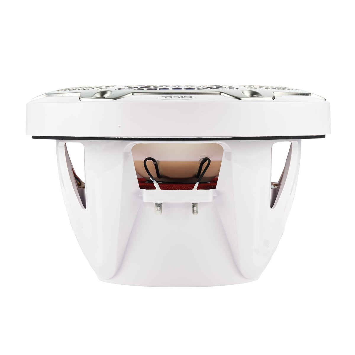 DS18 NXL-10SUB/WH HYDRO 10" 300W RMS 4-Ohm Marine Subwoofer with RGB LED Lighting, White