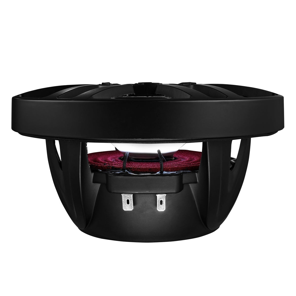 DS18 NXL-6/BK HYDRO 6.5" 100W RMS 4-Ohm 2-Way Marine Coaxial Speakers with RGB LED Lighting, Matte Black Composite Grilles, Pair