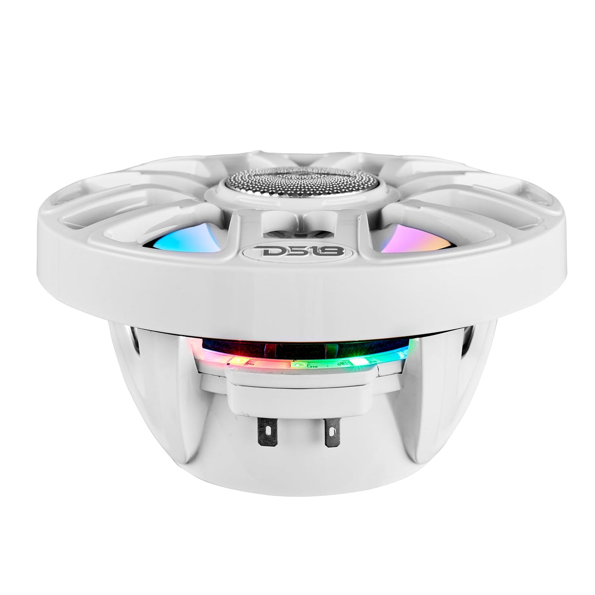 DS18 NXL-IQ8/WH HYDRO NXL-IQ 8" 175W RMS 2-Way Marine Speakers with Digital LED Lighting & Bullet Tweeters, White, Pair