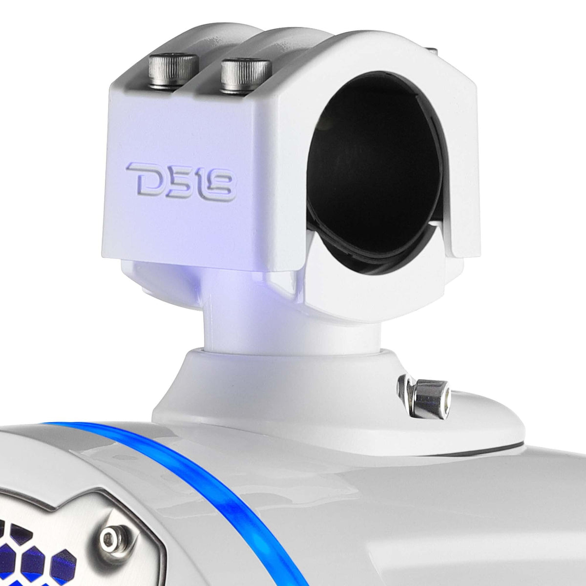 DS18 NXL-X8TPNEO/WH HYDRO 8" 180W RMS Neodymium Marine Tower Speakers with Passive Radiators, RGB LED Lighting, White, Pair