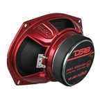 DS18 PRO-X694BM PRO-X 6x9" 200W RMS 4-Ohm Midrange Loudspeaker with Bullet, Red, Single