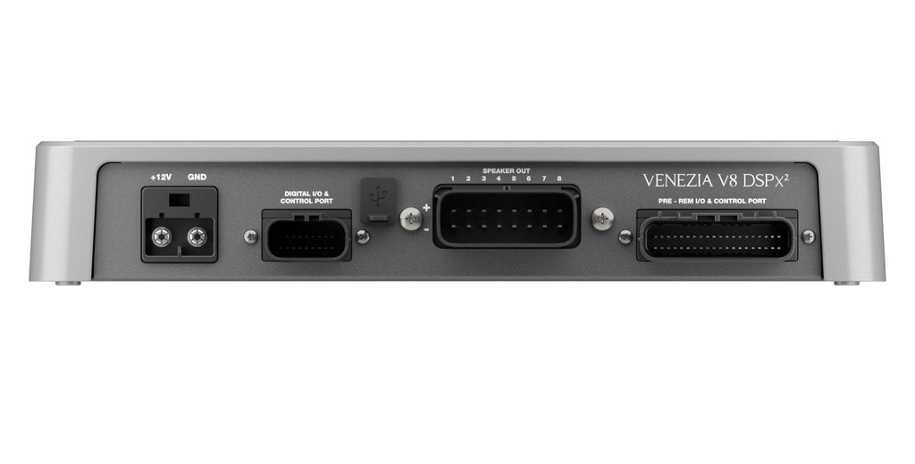 Hertz VENEZIA V8 DSPx² 8-Channel Class D Marine Amplifier with Integrated DSP, 2000W RMS Total (78213020)