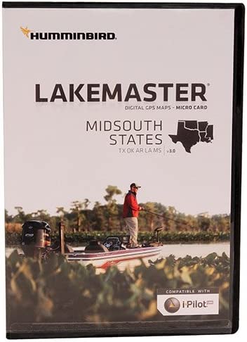 Humminbird Mid South States Map Card